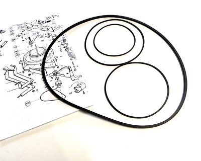 Riemen-Set für PHILIPS N4305/15 N-4305/22 N-4308 Tonband Tape Recorder Belts-Kit