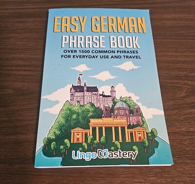 Easy German Phase Book. Learn German. New