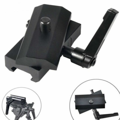 Heavy Duty Swivel 60Degree Rotating Quick Detachable Bipod Adapter fit Picatinny
