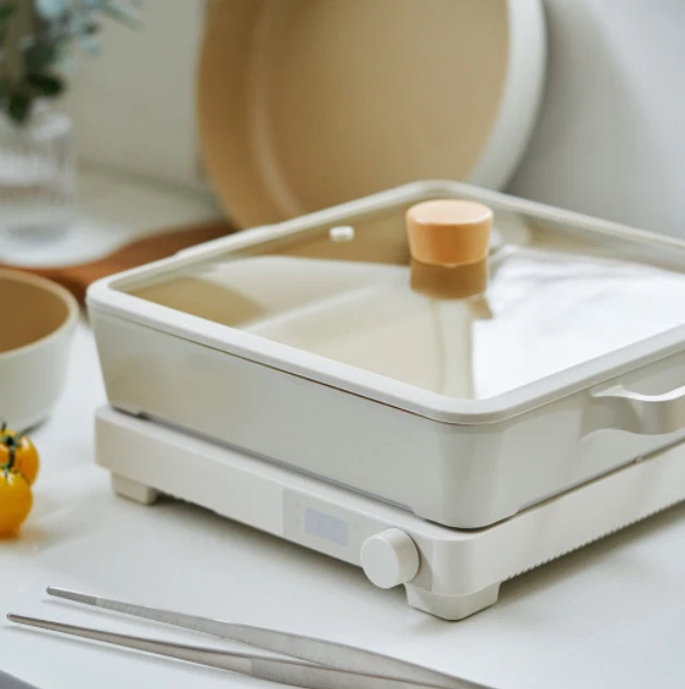 NEOFLAM Fika Square Hot Pot Induction Set of 2 / Express - Image 4 of 4