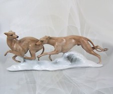 Rosenthal Figur "Windhund Gruppe" Barsoi Greyhounds Heidenreich Figurine Figure