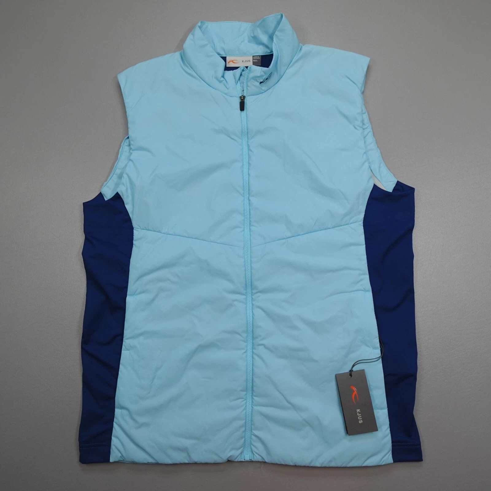 Kjus Men's Radiation Vest Full Zip Logo Blue Insulated Lightweight Stretch
Opens in a new window or