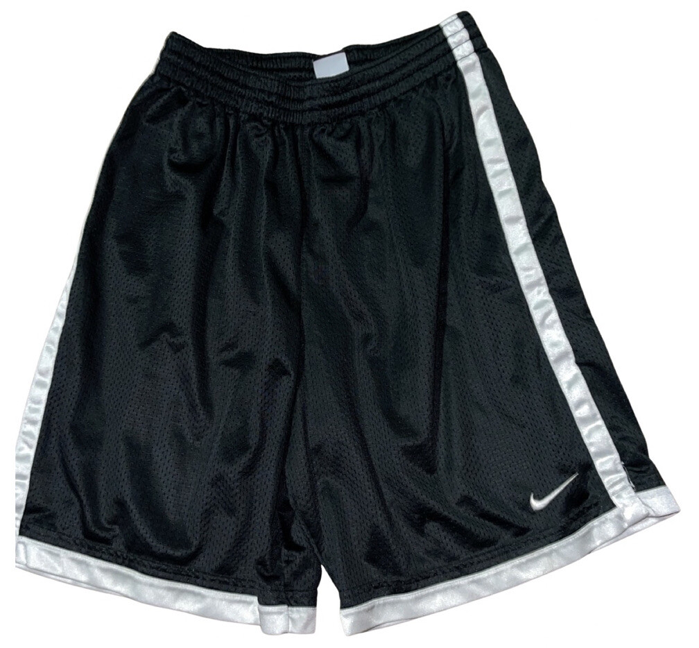 Nike Men's Basketball Shorts Loose Pull On Mesh Black… - Gem