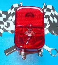 🎱Rücklichtkappe rot, eckig für Simson KR51-1 Schwalbe Star Sperber Habicht