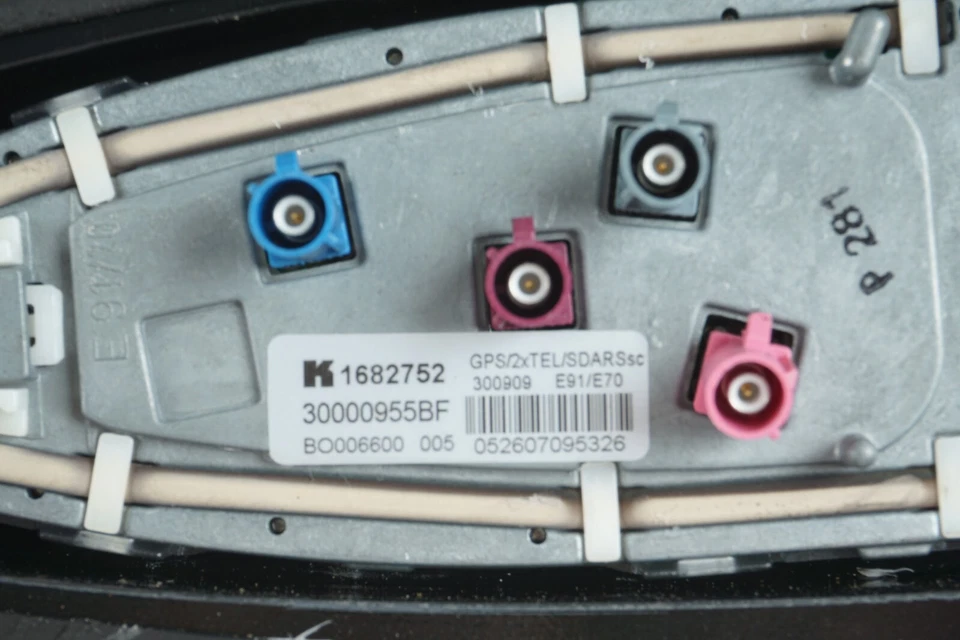 BMW X6 2008-2013 radio de techo antena aleta de tiburón OEM Foto 4 de 4