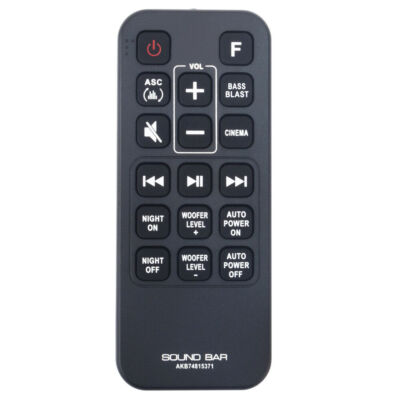New AKB74815371 For LG Sound Bar Remote Control SJ3 SJ4 SK3D SK4D SL3D SPH4B-W