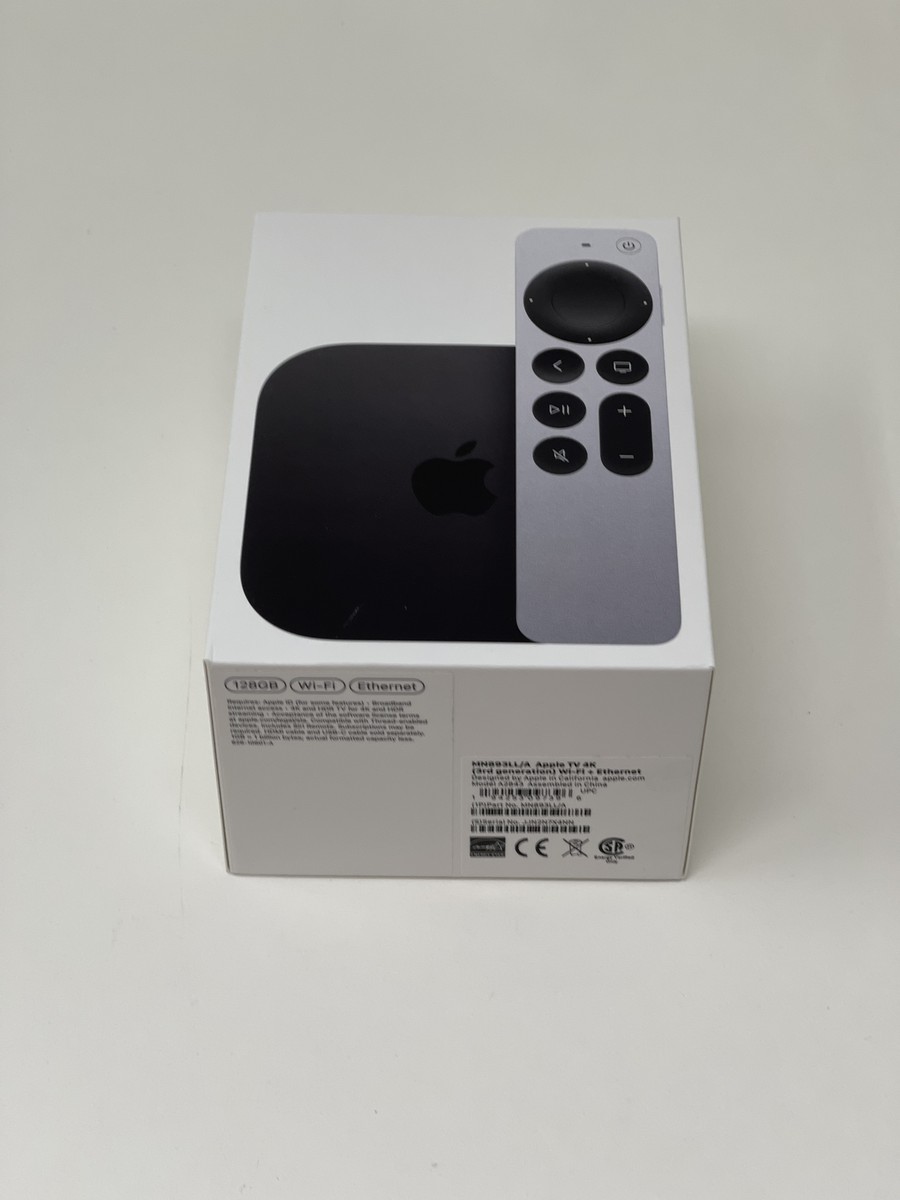 Apple TV 4Ｋ　Wi‑Fi + Ethernetモデル Apple TV 4K 128GB (3rd generation)(Latest Model) Wi Fi +
