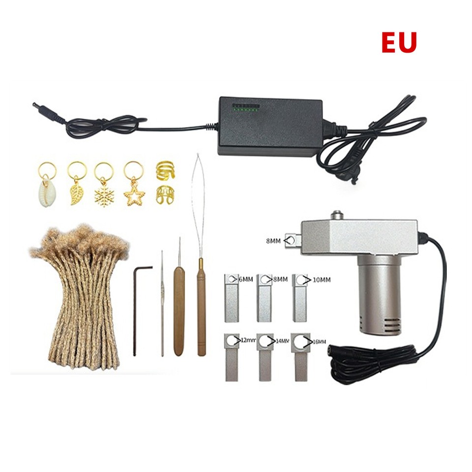 XDRGOOIUY Dreadlocks Maker Machine électrique pour Dreadlocks, Machine de Fabrication de tressage au Crochet, Machine de Dreadlock instantanée, Extensions de Cheveux Rapides à Faire soi-même