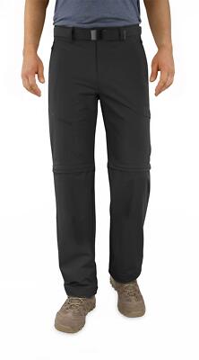 Softshellhose Herren Zip-Off-Funktion 2in1 Stretch Sommerhose mit 50+ UV-Schutz
