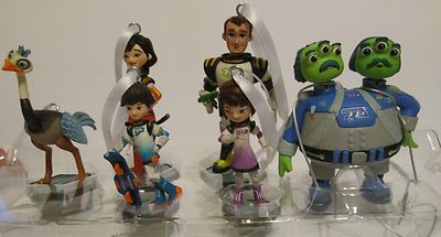 Disney Miles Tomorrowland Figurine Ornament Set-6 Loretta Phoebe