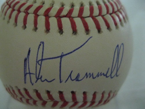 Autographe signé Alan Trammell OML Baseball - Tristar Platinum COA #02/36 Tigers