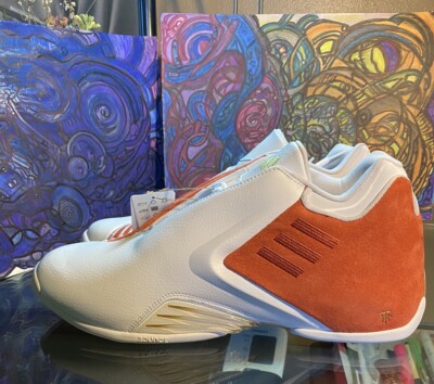 Adidas TMac 3 Restomod GY4902 Shoes Wht/Amber/Gold SZ 16 Men s New W/Box No Top