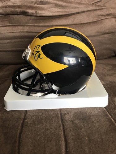Larry Foote Autograph Michigan Signed 