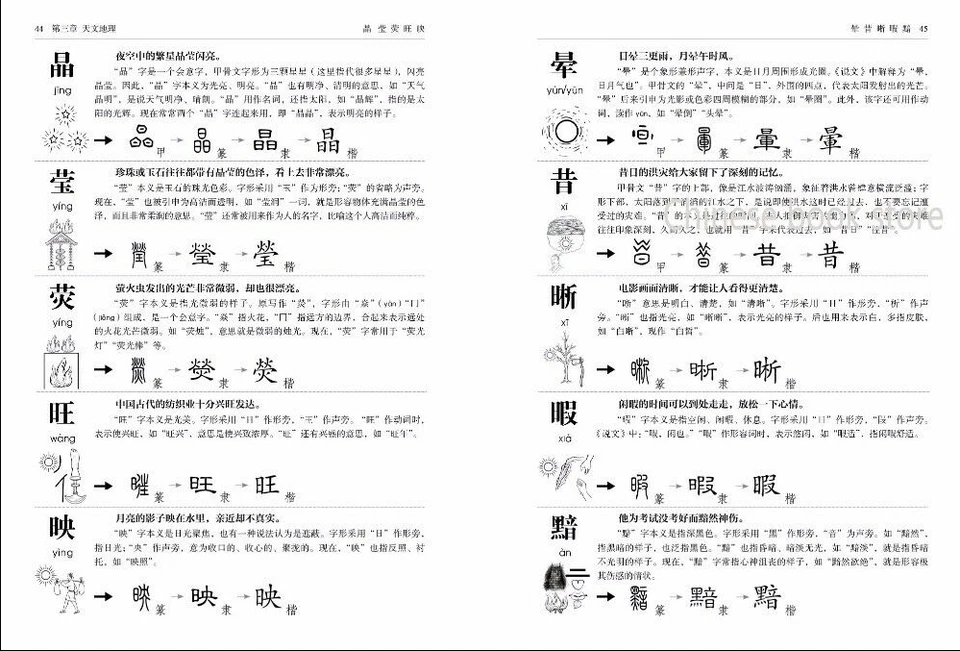800 Chinese character picture books dictionary d learners hanzi Pinyin 1 - Image 3 of 3