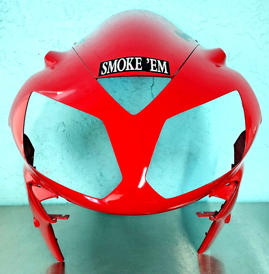 02-05 Kawasaki Front Fairing Cowl Nose ZX-12R ZX12 Ninja Red