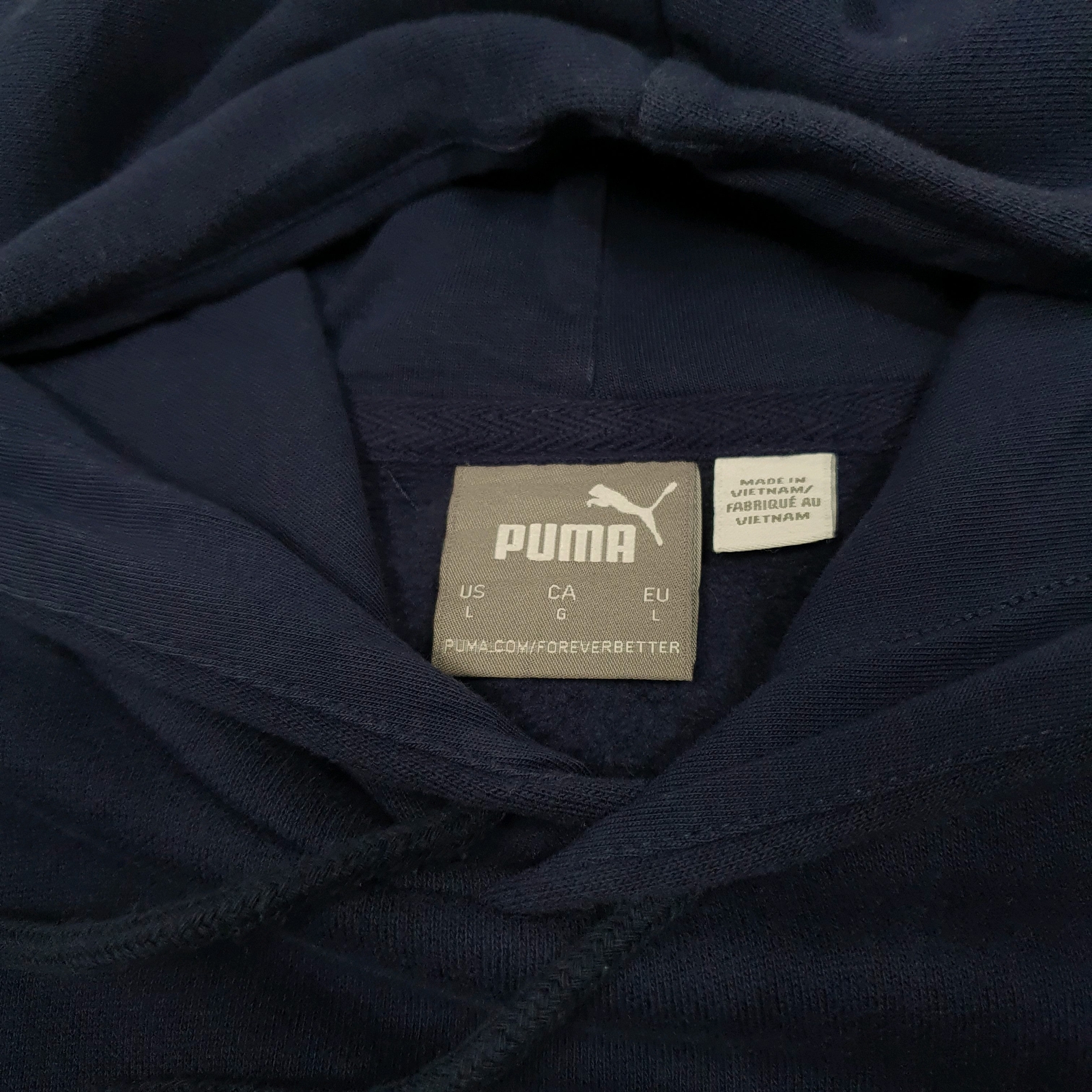 PUMA Hoodie Cotton Jumper Sweatshirt Mens L image 2