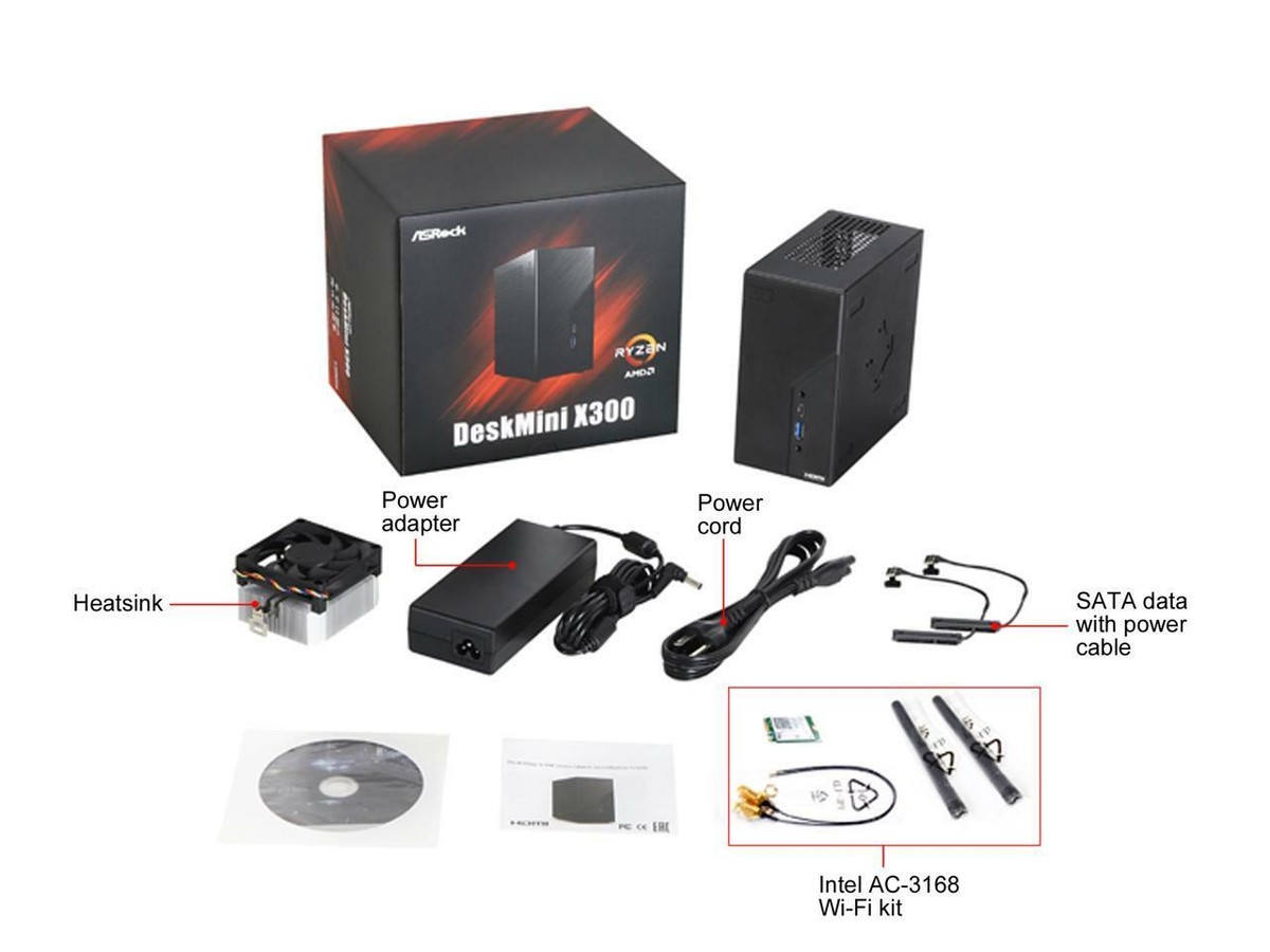 【未使用】ASRock DeskMini X300 ミニPC Ryzen ASRock DeskMini X300/B/BB/BOX/JP 価格比較 - 価格.com