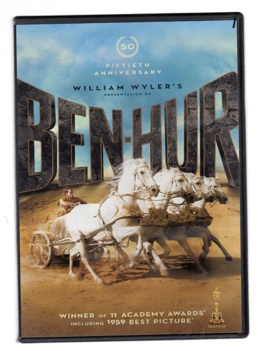 BEN HUR - DVD B - 1959 - CHARLTON HESTON - JACK HAWKINS - STEPHEN BOYD - WS