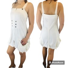 White Avant Garde dress sz M NEW Sundress