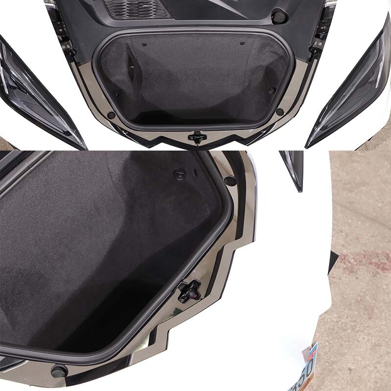 Frunk Trunk Front Nose Latch Plate 8PCS 2020-2022 C8 Corvette