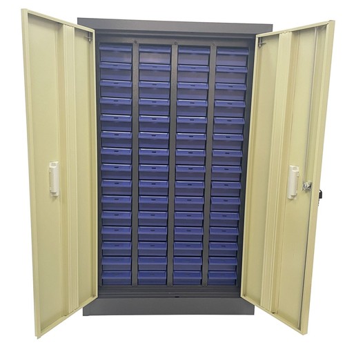 Bolt and Nut Storage Cabinet Parts Box Cabinet W/ 60-Drawer Storage Shelving Bin - Picture 3 of 13