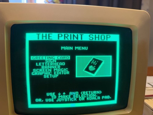 Apple 5.25 Software - THE PRINT SHOP - tested to work on Apple 2c - Picture 3 of 3