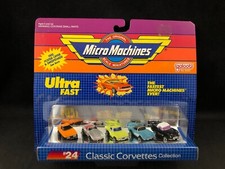 Vintage Micro Machines Ultra Fast #24 Classic Corvettes Collection 6400 (1980's)
