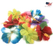 US 36Pcs Mixed Color Artificial Hibiscus Flowers Tabletop Decoration Home Deco