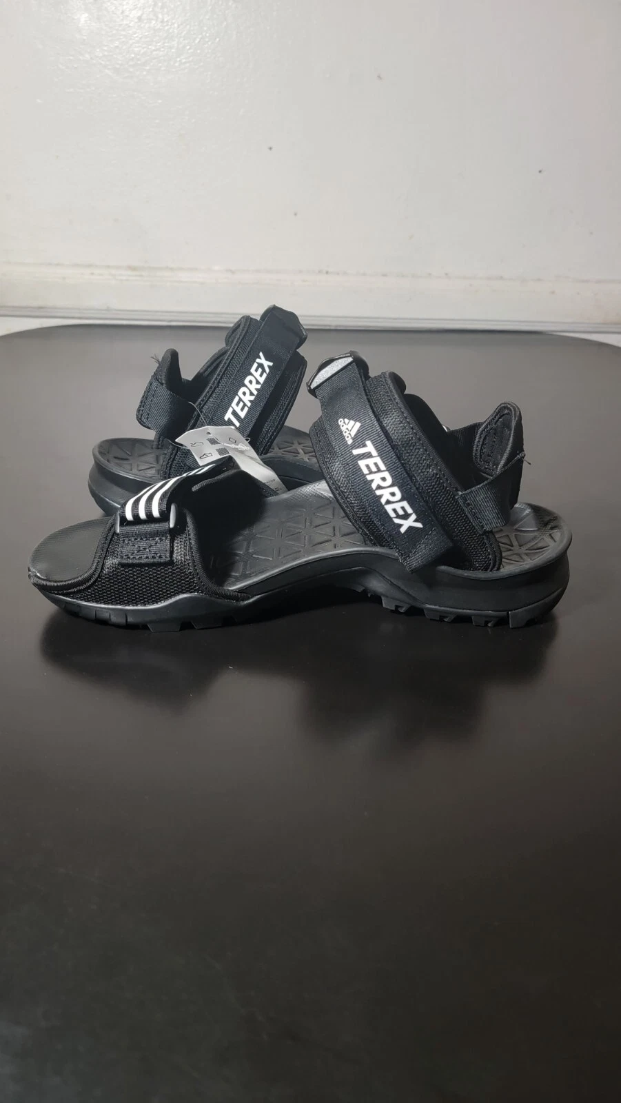 Sandali da trekking Adidas Terrex Cyprex ultra outdoor da uomo taglia 8 neri