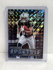 2022 PANINI SPECTRA Interstellar PRIZM BLACK /50 ZAMIR WHITE RC ROOKIE RAIDERS