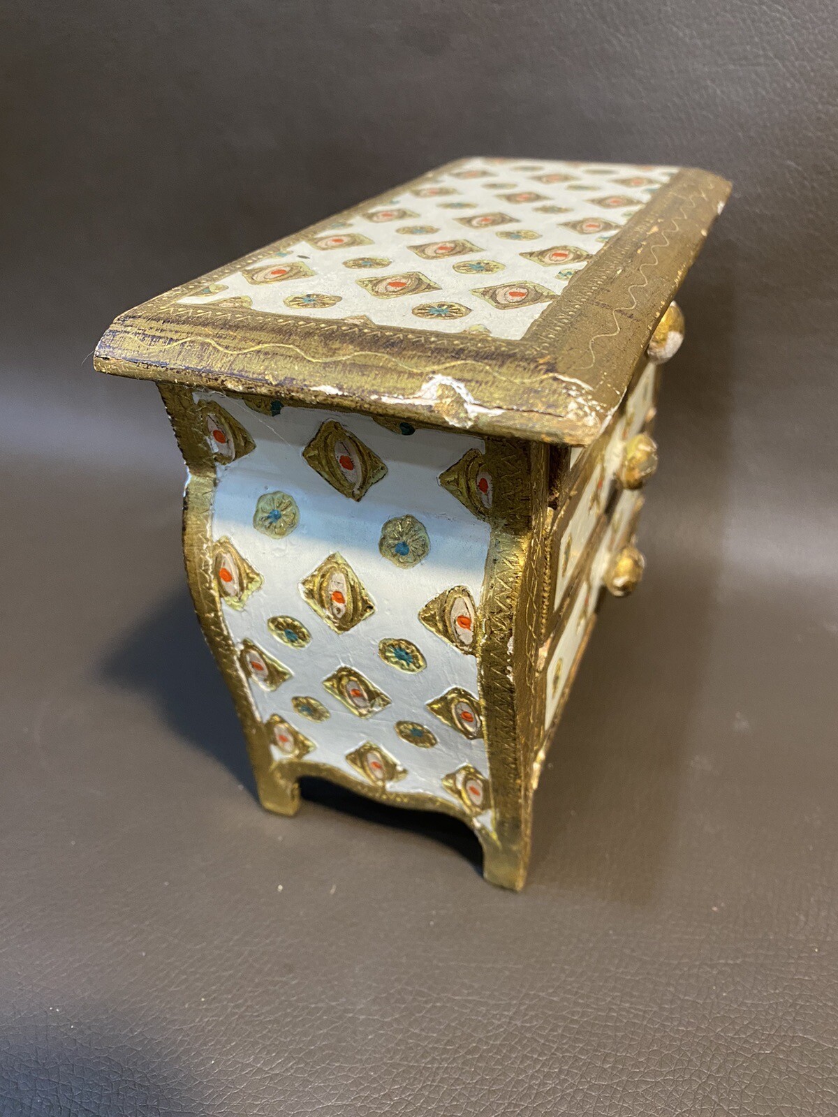 Grouping Of 3 Vintage Jewelry Boxes Italy Florentine Gold Music Box eBay