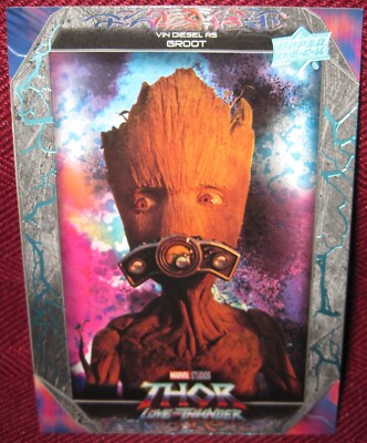 UPPER DECK THOR LOVE AND THUNDER ENSEMBLE #E-12 VIN DIESEL GROOT