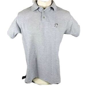 Big Dogs Mens Shirt Polo Short Sleeve Gray Cotton Size Small Logo Ebay