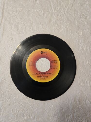 Freddy Fender Wasted Days and Wasted Nights 1975 DOA 17558 45 RPM Record