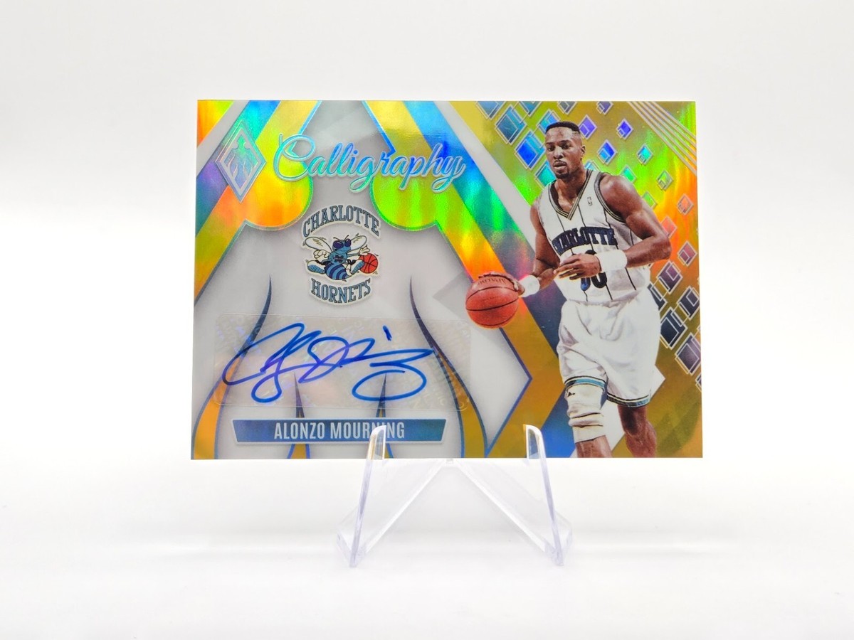 その他 Alonzo Mourning Auto psa9 panini Alonzo Mourning 2023-24 Panini Phoenix Calligraphy Auto Gold