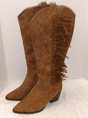 womens fringe boots size 11