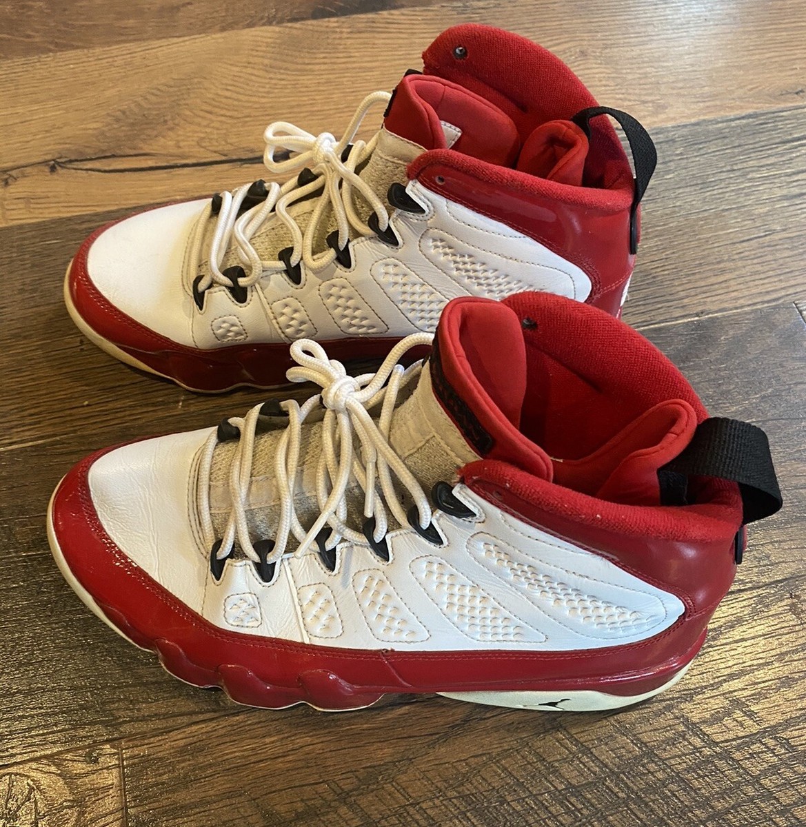 Nike Air Jordan 9 Retro Size 9.5 Gym Red 302370-160 White Red Rare