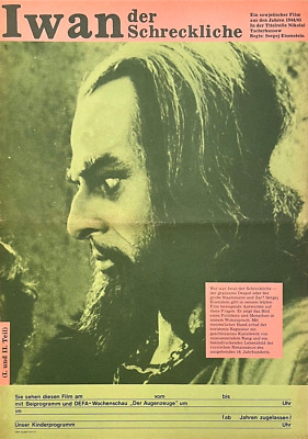 DDR Progress Filmplakat A2 - Iwan der Schreckliche - DEFA  1977