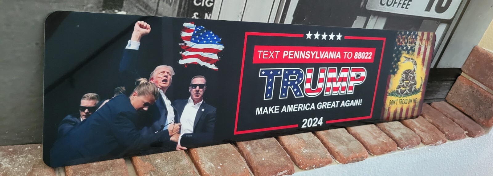 Donald Trump Pennsylvania Rally Aluminum Sign 6