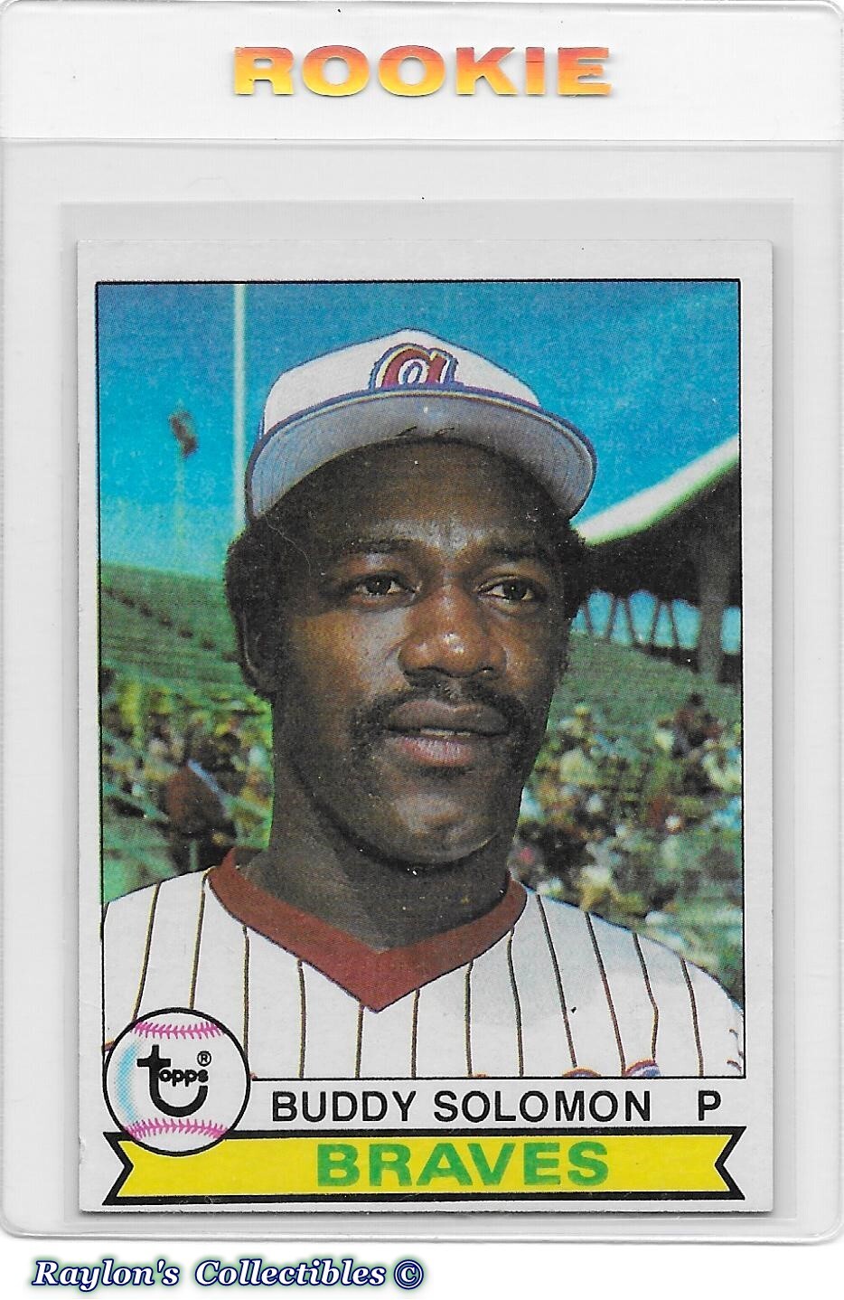 ⚾️ 1979 ~ Topps #156~ Buddy Solomon RC ~ Braves ~ VgEx=4