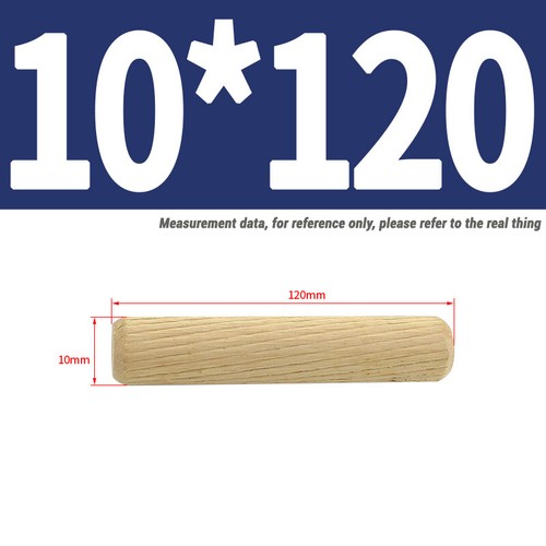 Holzdübel Ø 5-12mm / Länge 20-120mm - Riffeldübel Buche Holz Dübel Holzstifte - Picture 47 of 54