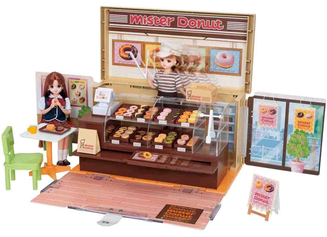 NEW Rika-chan Donut full Mister Donut Shop Takara Tomy import from
