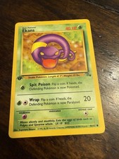 1st Edition Ekans 46/62 Pokemon TCG WOTC Base Set Fossil