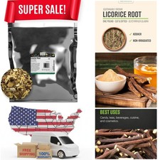 Kosher Certified 1lb Licorice Root Enhance Your Drinks and Skincare Naturally