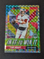 2020 Panini Mosaic In It to Win It #WIN1 Tom Brady Buccaneers HOF