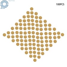 High Quality 100 Pack 6" Hook Loop Pads Sanding Disc Flocking 240 Grit NO-Hole