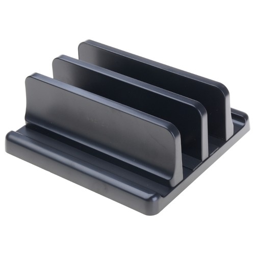 Vertical Laptop Stand 3 Slot Desktop Stand Holder Adjustable Dock Space Saving - Afbeelding 4 van 28