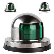 Yacht Bright Navigation LED Marine Green Bow Light Lamp Pontoon Boat NAV Lamp