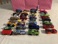 HOT WHEELS LOOSE LOT OF 36 MIXED VEHICLES, CARS AND TRUCKS, 2002-2018