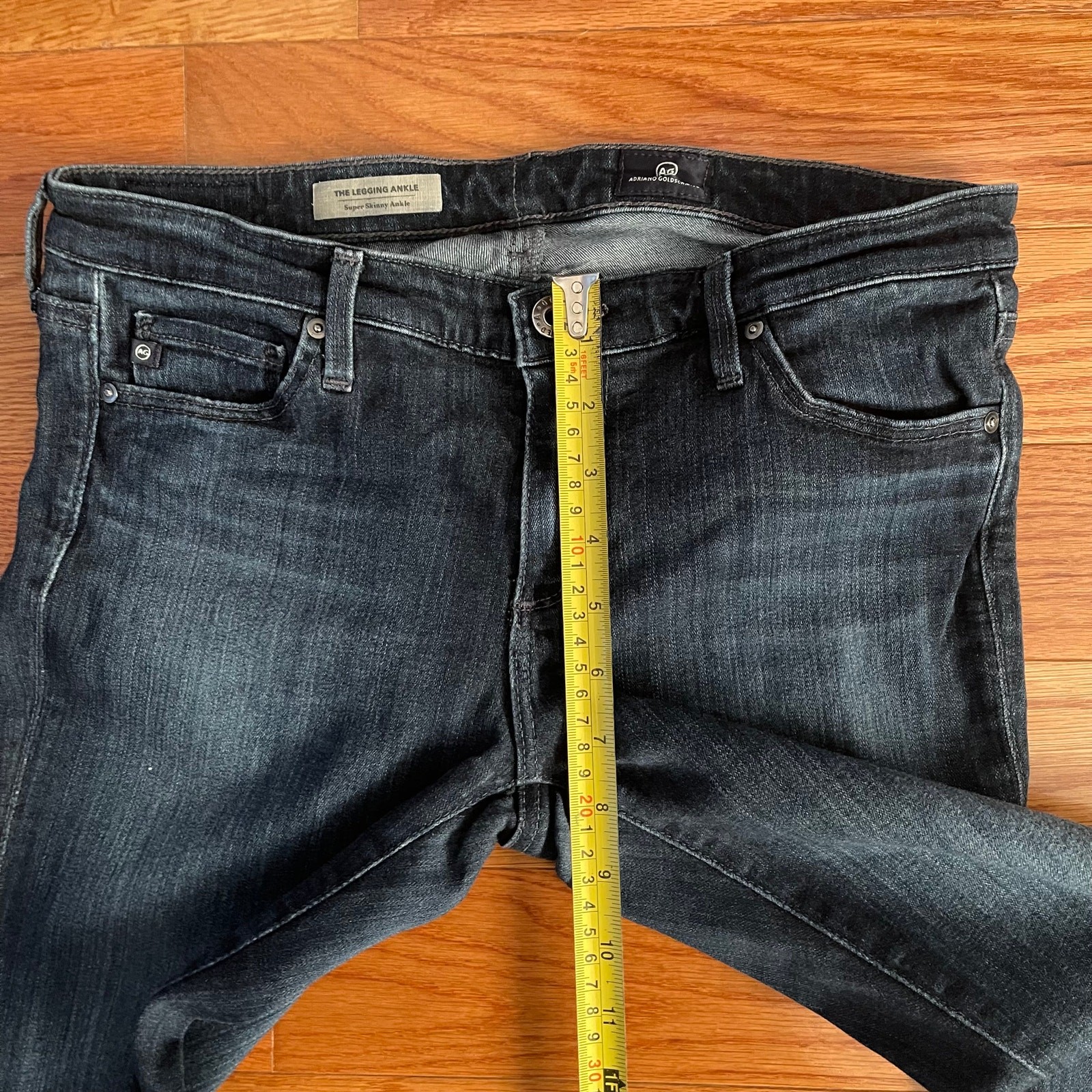 AG Adriano Goldschmied The Legging Ankle Jeans Womens 28R Blue Super Skinny thumbnail 7